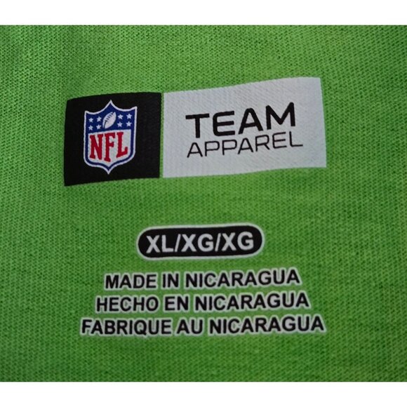 Men's NFL Team Apparel Seattle Seahawks Green SS T-Shirt Size XL 100% Cotton EUC - Picture 6 of 6